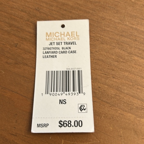 Michael Kors Black Wallet Lanyard - Picture 7 of 7